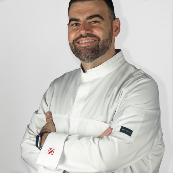Giacca da cucina in cotone egiziano colore bianco APOLO UNIFORMES GARY'S 932200