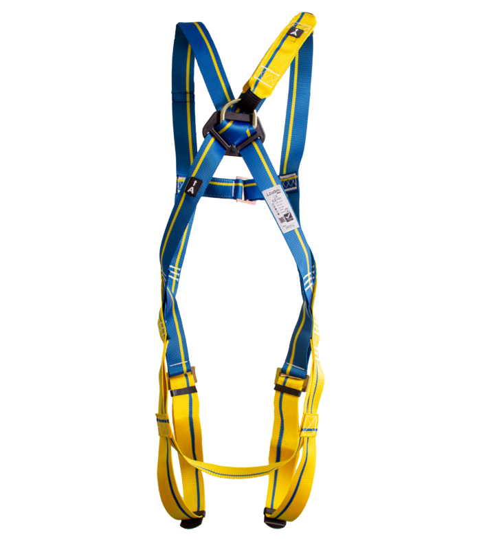 Anti-fall kit with light plus 1 harness and connecting rope Irudek Himalayan Eco