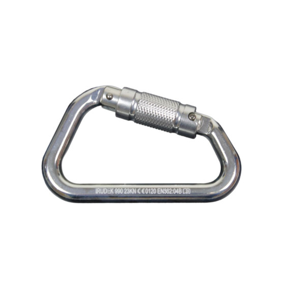 Aluminum carabiner with automatic closure Tri-Lock Irudek 990