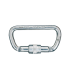 Mosquetón de acero inoxidable simétrico Twist-Lock, cierre rosca de 30kN 308 INOX IRUDEK