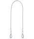 Anclaje de cable de acero de 8mm de diámetro con guardalados IRUDEK Cta 14
