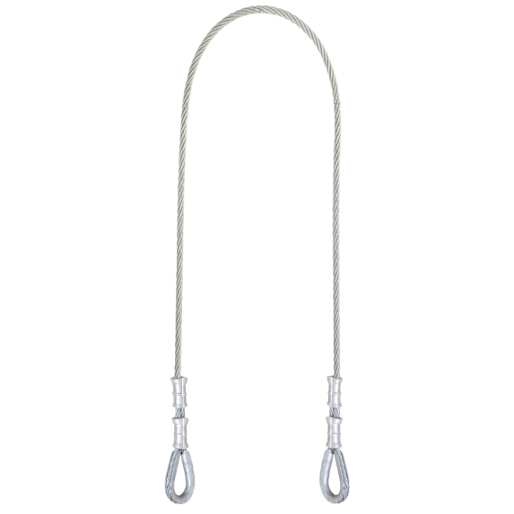 Anclaje de cable de acero de 8mm de diámetro con guardalados IRUDEK Cta 14