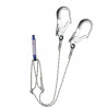 The double adjustable rope tie Ø12mm energy absorber hook 64mm