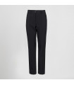 Calças de mulher sem pregas e com bolso francês em tecido Stretch UNIFORMES GARY'S 700019