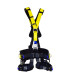 Harness X, 5 punti, cintura EVA, fibbie veloci, Teleno 80077b
