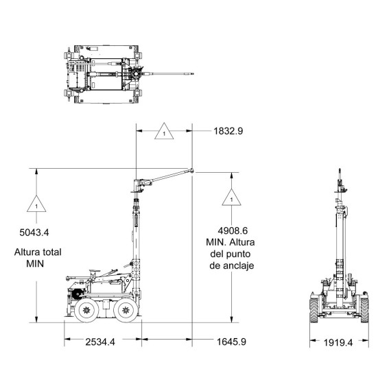 Exosphäre 4x4 Verankerungsgeräte TUF Bauzeuge Produkte 70764