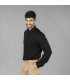 Men's shirt with a collared neck and long sleeves, interlock polyester fabric LUZON UNIFORMES GARY'S 260001.