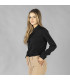 Camicia da lavoro donna con colletto e maniche lunghe, INTERLOCK POLIESTERE CERDEÑA UNIFORMI GARY'S 210012