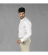Chemise pour homme à design poli, à manches longues et retroussables, col Mao TIWI UNIFORMES GARY'S 210007