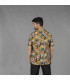 Camisa de hombre con cuello solapa y mangas cortas, de tela plana viscosa HAWAI UNIFORMES GARY'S 210002