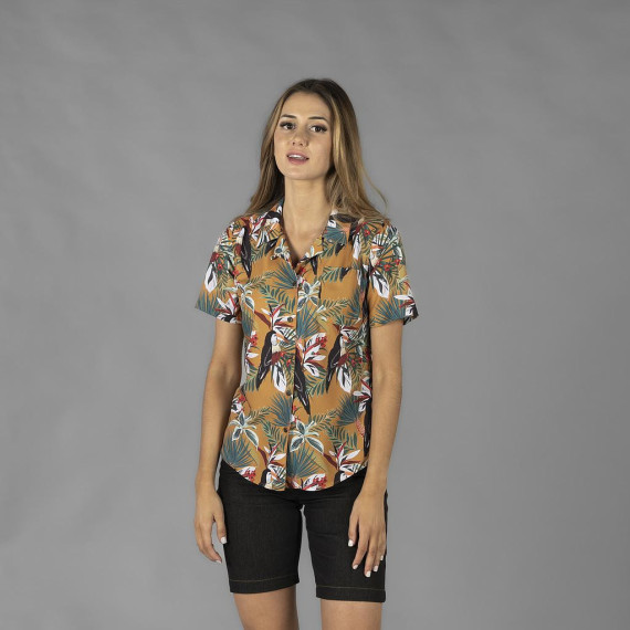 Hawaiianer Revers-Nackenfrau-Hemd 210008