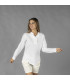 Camisa mujer chambray cuello mao LANAY 210011