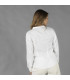 Camisa de mujer con cuello mao y manga remangable, LANAY UNIFORMES GARY'S 210011