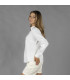 Camisa de mujer con cuello mao y manga remangable, LANAY UNIFORMES GARY'S 210011