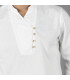 Chemise pour homme avec col mao et manches longues, en tissu chambray et coton NIAS UNIFORMES GARY'S 210009