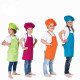 Tablier des couleurs de Peto pour enfants