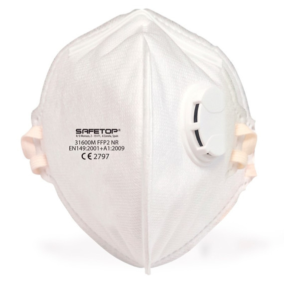 Vertikale Faltmaske und Ventil FFP2 NR Emé Series, 31600m