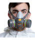 Halbmaske buccal-nasal VULCANO für zwei SAFETOP-Filter