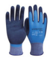 Waterproof 18g two-layer latex glove with porous palm RAINSOFT