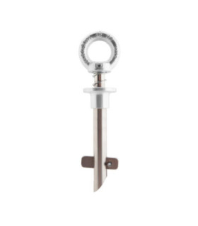 Ancoraggio chiuso con chiusura a T in acciaio alluminio SAFETOP