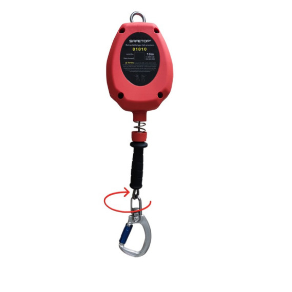 Retrattile da 6-10-15-20m con connettori girevoli TRAKTIROLL SAFETOP