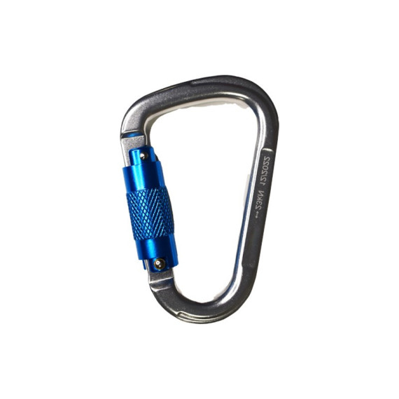 Aluminum carabiner with Twist Lock mechanism of 22 mm SAFETOP