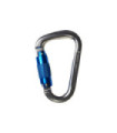 Mousqueton en aluminium avec mécanisme Twist Lock de 22 mm SAFETOP