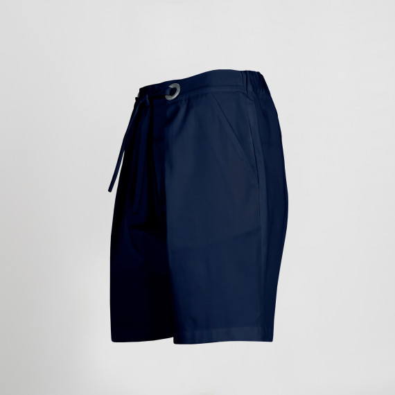 Damen-Bermuda für die Gastronomie mit Ösen am Bund, FLACHSTOFF, UNIFORMEN GARY'S 700031