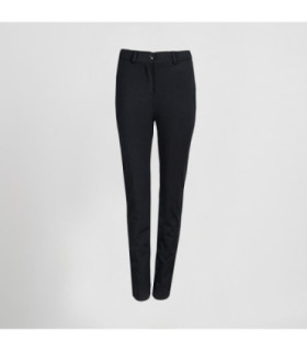 Pantalon femme Cross Elastik couleur noire, tissu PUNTO INTERLOCK respirant UNIFORMES GARY'S 700021