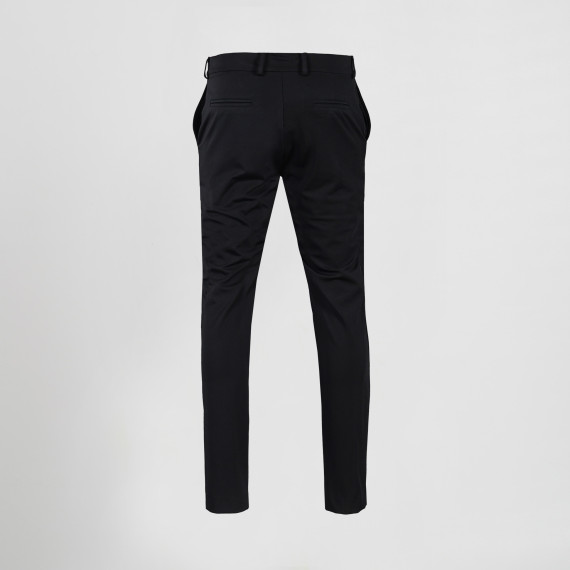 Pantalón de hombre Cross Elastik en color negro, tejido de PUNTO INTERLOCK transpirable UNIFORMES GARY'S 700018