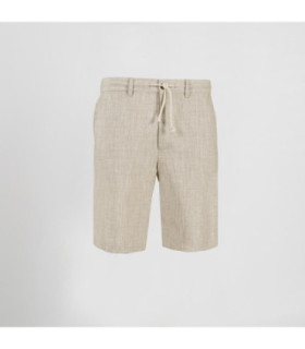 Men's shorts with elastic waistband, French cut pockets, flat fabric UNIFORMES GARY'S 700022