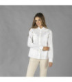Guayabera para mulher com colarinho mao, 4 bolsos frontais, tecido de linho e algodão ISABELA UNIFORMES GARY'S 210013