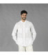 Guayabera da uomo con colletto mao, maniche lunghe e tasche, tessuto di lino e cotone BORNEO UNIFORMES GARY'S 210003