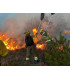 Bâtons à incendie en caoutchouc avec manche en aluminium