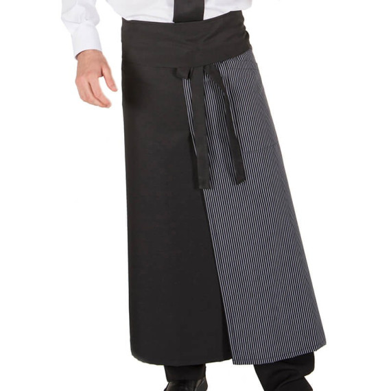 Combined open French apron