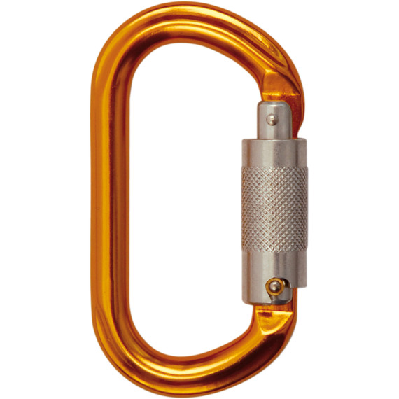 High-end trilock safety carabiner Ovaloy Tri SEKURECO