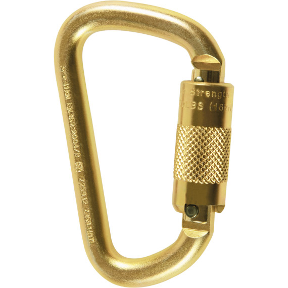 Moschettone in acciaio con giro Steel D Tw SKYLOTEC