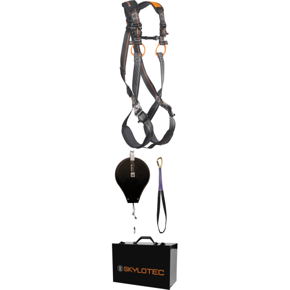 4-piece fall protection safety kit for multiple uses SKYLKOTEC