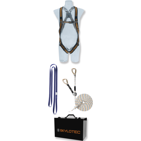 Kit de protección en alturas 4 arnés MAGIC, eslinga y CS 2 SKYLOTEC