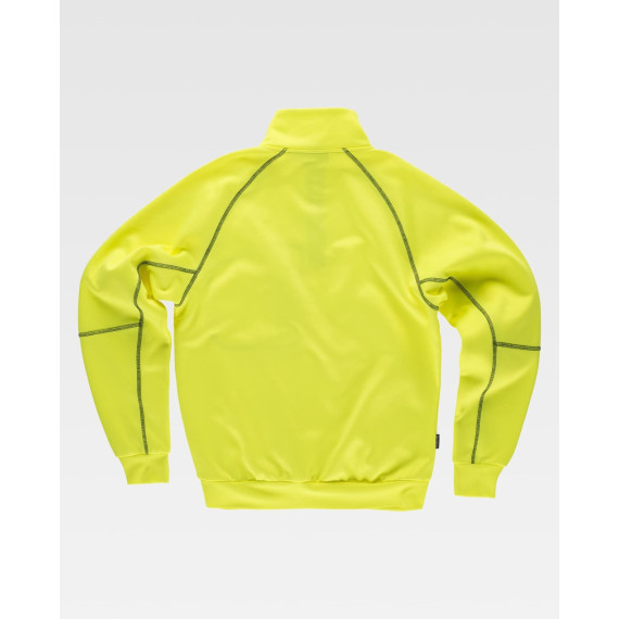High Visibility fluoride sweater against the cold WORKTEAM
