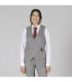 Gilet da lavoro donna con fibbia in tessuto Cheviot GARY'S
