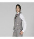 Gilet da lavoro donna con fibbia in tessuto Cheviot GARY'S