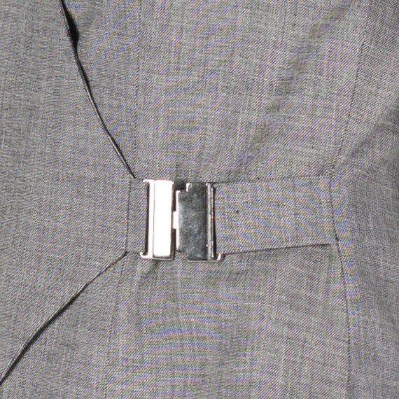 Gilet da lavoro donna con fibbia in tessuto Cheviot GARY'S