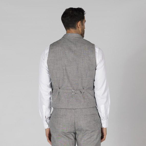 Chaleco de trabajo para hombre con solapa Cheviot GARY'S