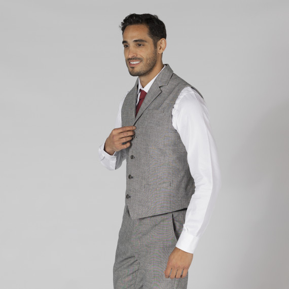 Gilet de travail pour homme avec col Cheviot GARY'S