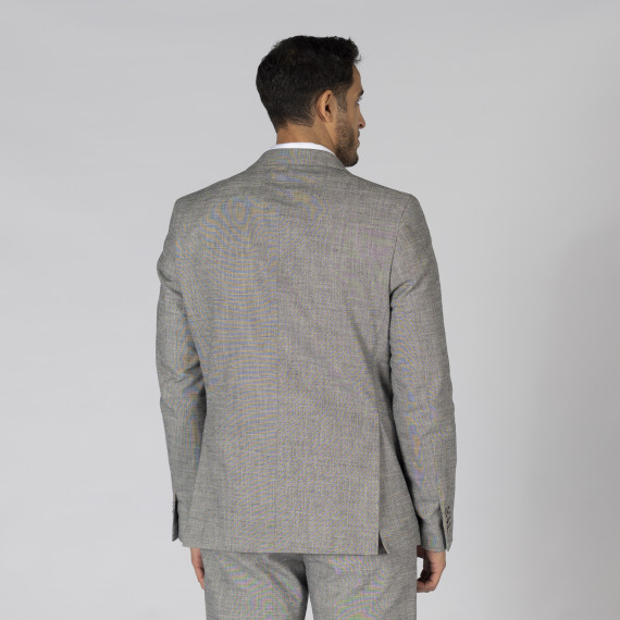 Amerikanische Arbeitsjacke für Männer mit 2 Knöpfen Slim Fit Cheviot GARY'S