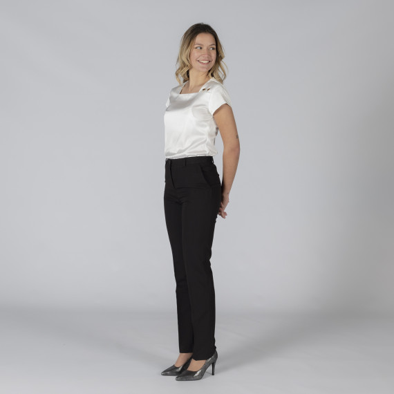 Damenhose mit Gummibund hinten, mittlere Taille GARY'S