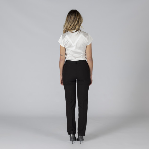 Women's pants with rear elastic, mid-rise GARY'S