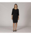 Modern style draped dress for hospitality and office GARY'S