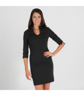 Robe pour femme à manches 3/4, avec col cheminée GARY'S